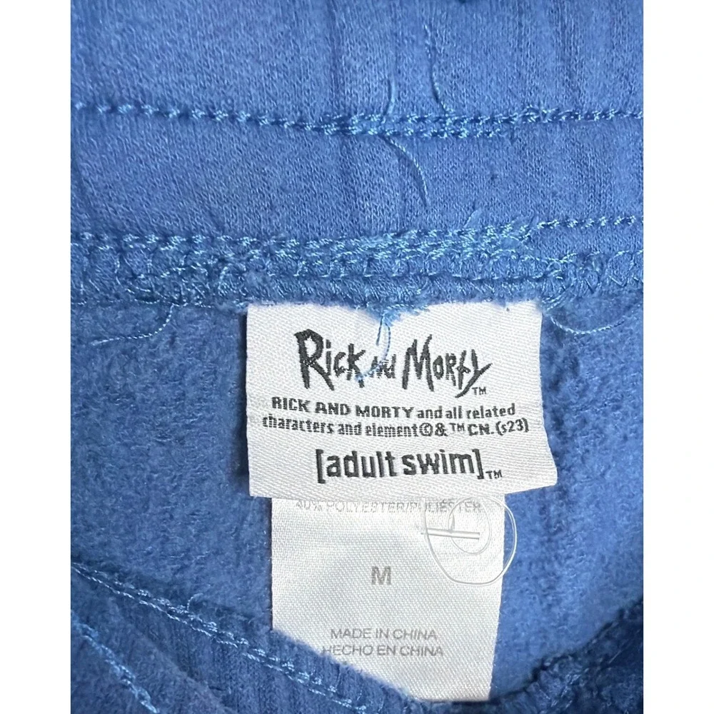 Rick and Morty Adult Swim Lounge Bundle Size XXL & M Blue & Gray Graphic Comfy